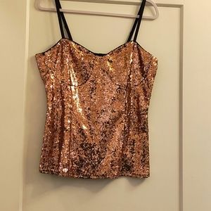 Sequin Top with adjustable straps